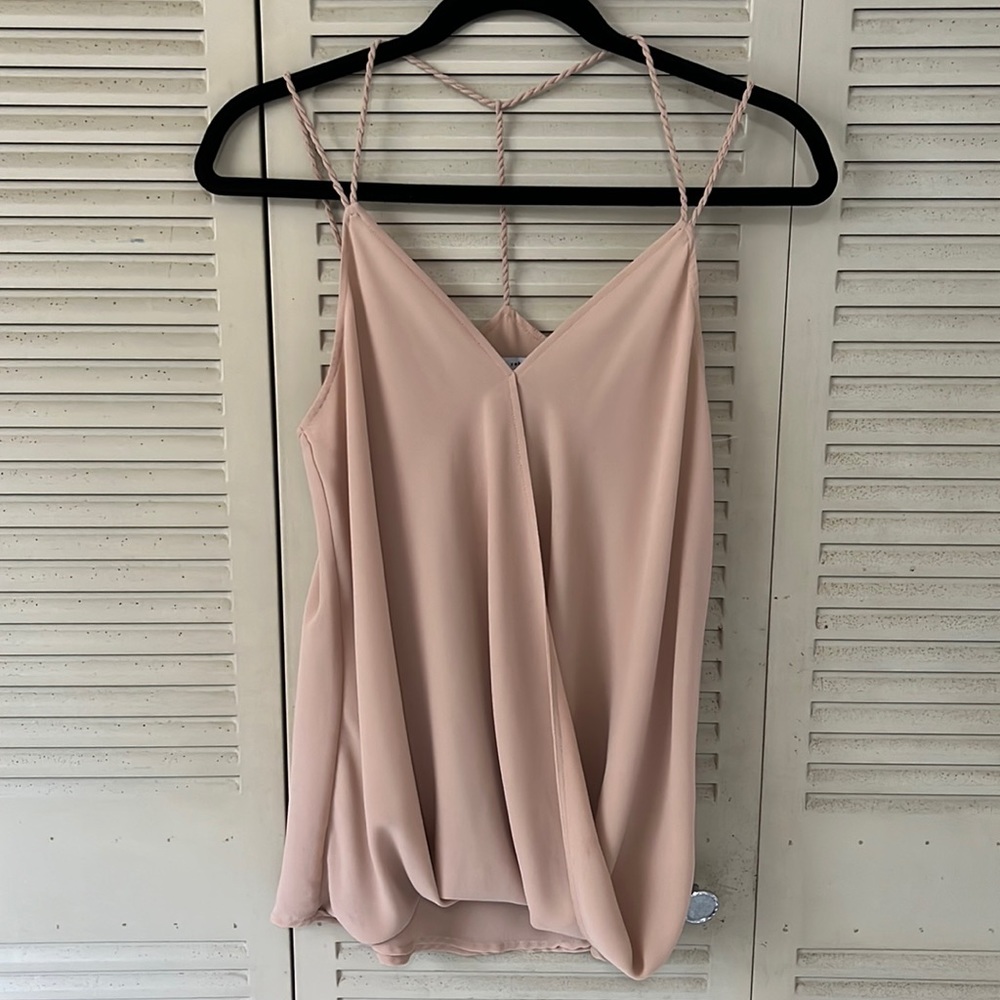 Naked Zebra Cream Blouse, Size M